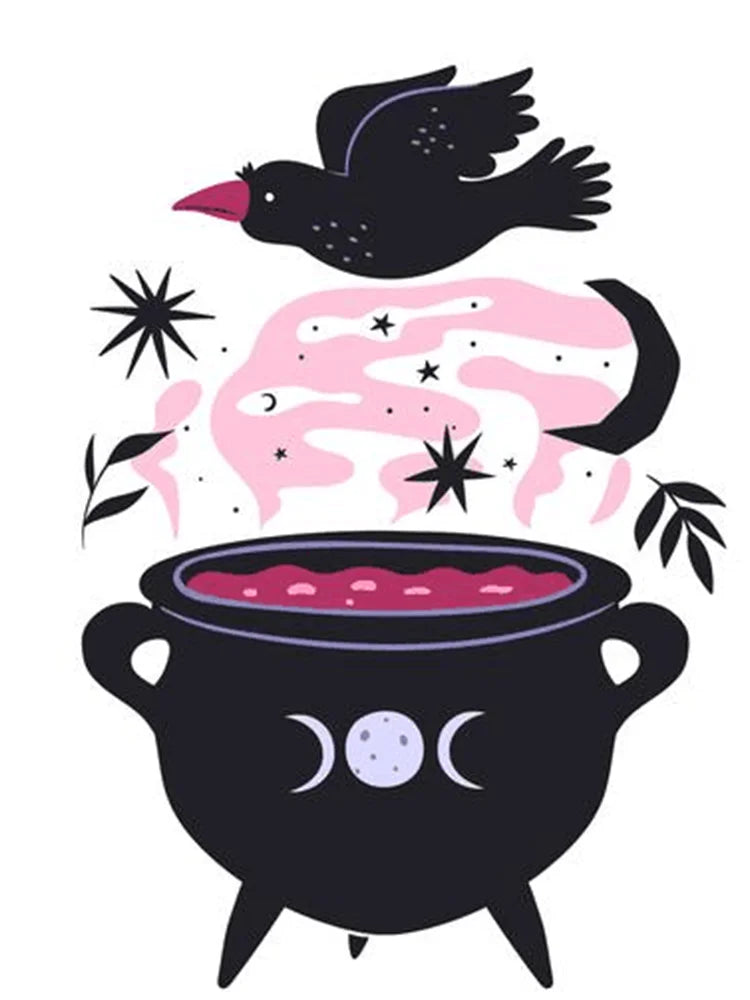 Cast Iron Cauldron with Lid Handle