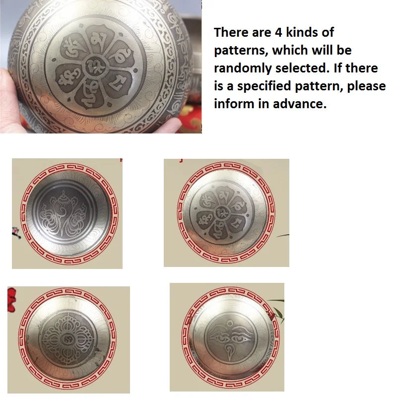 Tibetan Singing Bowl Set For Meditation