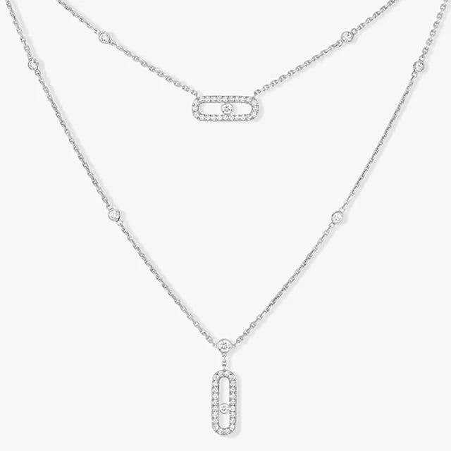 925 Sterling Silver Eye Shape Pendant Necklace - Luxury Women's Diamond Jewelry for Lucky Eye, Advanced Pairing and Layering