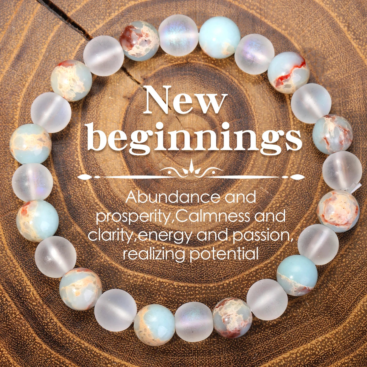 15 Divine Intentions: Spiritual Bracelet Set