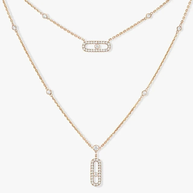 925 Sterling Silver Eye Shape Pendant Necklace - Luxury Women's Diamond Jewelry for Lucky Eye, Advanced Pairing and Layering