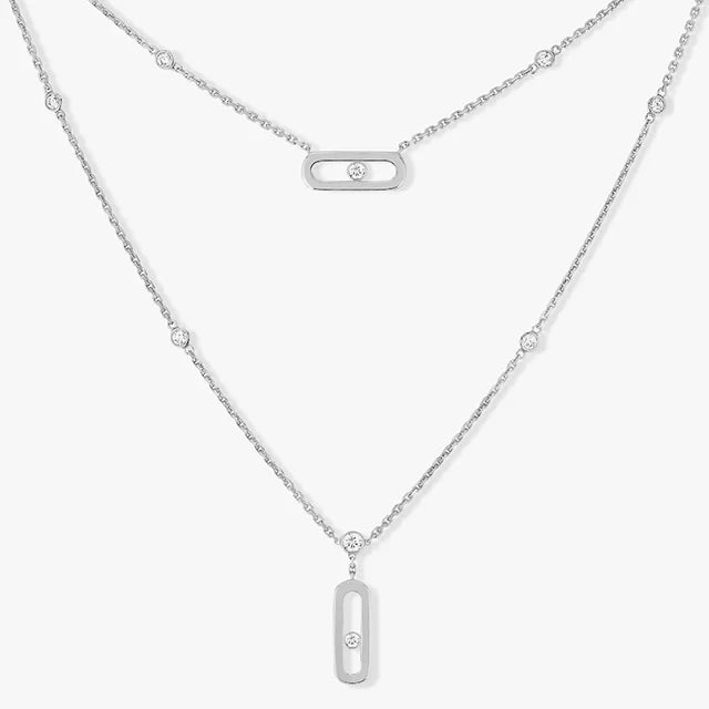 925 Sterling Silver Eye Shape Pendant Necklace - Luxury Women's Diamond Jewelry for Lucky Eye, Advanced Pairing and Layering