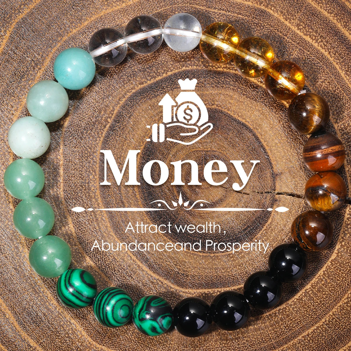 15 Divine Intentions: Spiritual Bracelet Set
