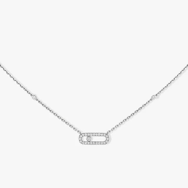 925 Sterling Silver Eye Shape Pendant Necklace - Luxury Women's Diamond Jewelry for Lucky Eye, Advanced Pairing and Layering