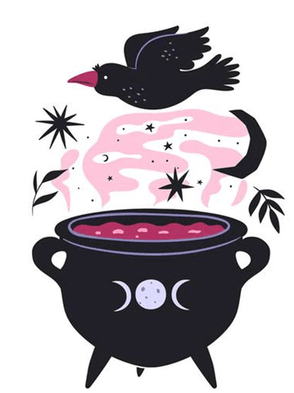 Cast Iron Cauldron with Lid Handle