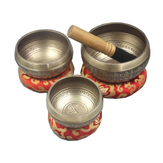 Tibetan Singing Bowl Set For Meditation